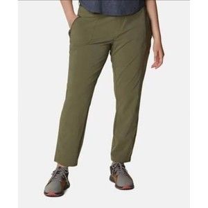 Columbia Bryce Canyon II Stone Green Hiking Trail Pants Women Sz 3X Omni Shield
